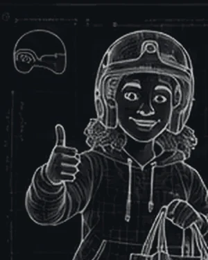 Moto Girl (projeto aramado)